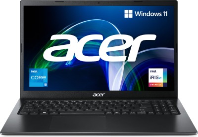 Acer Extensa Core i5 11th Gen - (8 GB/512 GB SSD/Windows 11 Home) EX 215-54-583M Thin and Light Laptop(15.6 Inch, Charcoal Black, 1.7 Kg)
