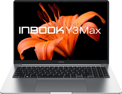 [With Axis card] Infinix Y3 Max Series Intel Core i5 12th Gen 1235U - (16 GB/512 GB SSD/Windows 11 Pro) YL613 Thin and Light Laptop(16 Inch, Silver, 1.78 Kg)