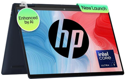 HP ENVY AI PC Intel Core Ultra 7 155U - (32 GB/1 TB SSD/Windows 11 Home) 14-fc0100TU Thin and Light Laptop(14 inch, Atmospheric Blue, 1.44 Kg, With MS Office)