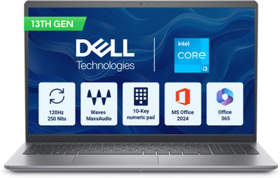 DELL 15 Intel Core i3 13th Gen 1305U - (16 GB/512 GB SSD/Windows 11 Home) OVN353025001RING1O Thin and Light Laptop(15.6 inch, Titan Grey, 1.66 kg, With MS Office)