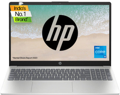 HP 15s Intel Core i5 13th Gen 1334U - (16 GB/512 GB SSD/Windows 11 Home) 15-fd0013TU Thin and Light Laptop(15.6 inch, Natural Silver, 1.6 kg, With MS Office)