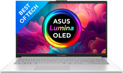 ASUS Vivobook Go 15 OLED, Equivalent to Intel 12th Gen, Intel Core i3 N305 - (8 GB/512 GB SSD/Windows 11 Home) E1504GA-LK321WS Thin and Light Laptop(15.6 inch, Silver, With MS Office)