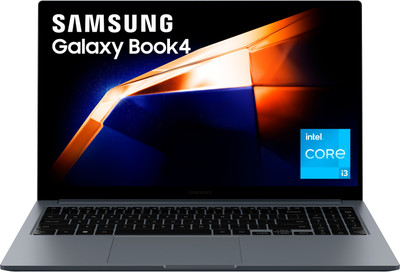 SAMSUNG Galaxy Book4 Metal Intel Core i3 13th Gen 1315U - (8 GB/512 GB SSD/Windows 11 Home) NP750XGJ-LG4IN Thin and Light Laptop(15.6 Inch, Gray, 1.55 Kg, With MS Office)