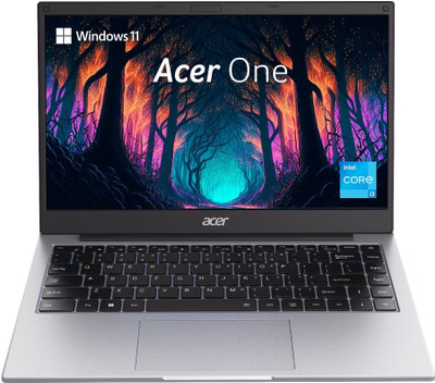 One Intel Core i3 11th Gen 1115G4 - (8 GB/256 GB SSD/Windows 11 Home) One 14 Z8-415 Thin and Light Laptop(14 Inch, Silver, 1.49 Kg)