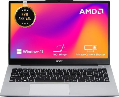 Acer Aspire 15 AMD Ryzen 5 Hexa Core 7430U - (16 GB/512 GB SSD/Windows 11 Home) Aspire AS15-42 Thin and Light Laptop(15.6 Inch, Silver, 1.79 Kg)