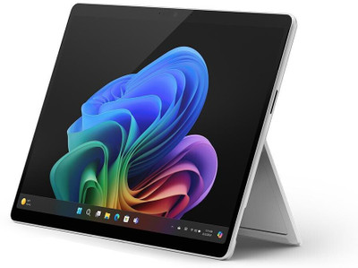 MICROSOFT Surface Pro (11th Edition) AI PC Snapdragon X Elite - (32 GB/1 TB SSD/Windows 11 Home) ZID-00014 2 in 1 Laptop(13 Inch, Platinum, 0.895 Kg)
