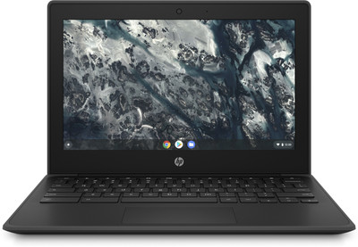 HP Chromebook MediaTek MT8183 - (4 GB/32 GB EMMC Storage/Chrome OS) 11MK G9 EE Chromebook(11.6 Inch, Black, 1.34 Kg)