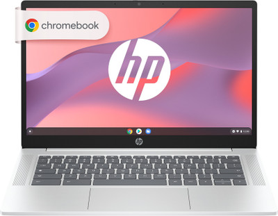 HP Intel Core N N100 - (4 GB/64 GB EMMC Storage/Chrome OS) 14a-nf0014TU Chromebook(14 Inch, Glacier Silver, 1.45 Kg)