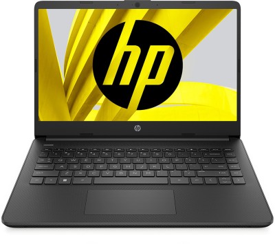 HP AMD Athlon Dual Core 3050U - (8 GB/256 GB SSD/Windows 11 Home) 14s-fq0568AU Thin and Light Laptop(14 inch, Jet Black, 1.41 Kg, With MS Office)