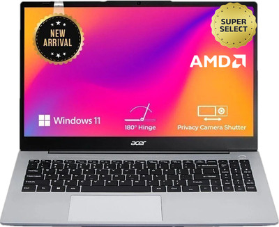 Acer Aspire 15 AMD Office 2024 + M365 Basic AMD Ryzen 5 Hexa Core 7430U - (16 GB/512 GB SSD/Windows 11 Home) Aspire AS15-42 Thin and Light Laptop(15.6 Inch, Silver, 1.79 Kg, With MS Office)