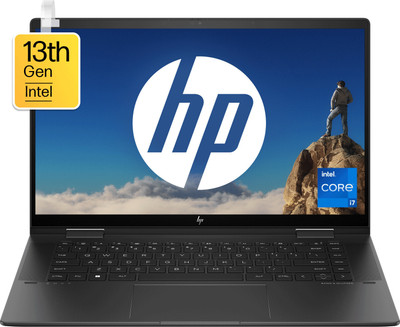 HP Envy x360 Intel Core i7 13th Gen 1355U - (16 GB/1 TB SSD/Windows 11 Home/4 GB Graphics) 15-fe0014TX Laptop(15.6 Inch, Nightfall Black, 2.14 Kg, With MS Office)
