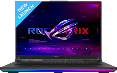 ASUS ROG Strix SCAR 18 (2023) Core i9 13th Gen - (32 GB/1 TB SSD/Windows 11 Home/16 GB Graphics/NVIDIA GeForce RTX 4090) G834JY-N6056WS Gaming Laptop(18 Inch, Black, 3.10 Kg, With MS Office)