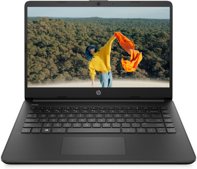 HP Celeron Dual Core - (8 GB/256 GB SSD/Windows 11 Home) 14s-dq3037tu Thin and Light Laptop(14 inch, Jet Black, 1.46 Kg, With MS Office)