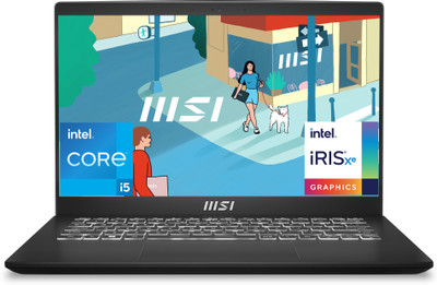MSI Modern 14 Intel Core I5 13th Gen 1335U – (8 GB/512 GB SSD/Windows 11 Home) Modern 14 C13M-437IN Thin And Light Laptop  (14 Inch, Classic Black, 1.4 Kg) For Rs. 40990 @ 42 %