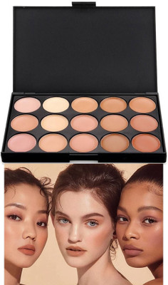 SEUNG Professional 15 Color Face Concealer Palette, Makeup Face Concealer(MULTICOLOR, 24 g)