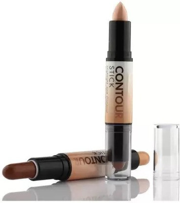 Elecsera Dual Dark Concealer And Highlighter Stick Contour Balm  Concealer(Multicolor, 6.2 g)