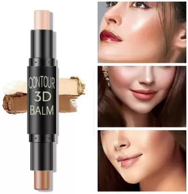 JANOST SUPER 3D CONTOUR CONCEALER HIGHLIGHTER STICK FOR GLAMOROUS GLOW SKIN Concealer(NUTTY, ALABASTER, 6.2 g)