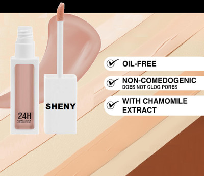 Sheny Liquid Concealer With Full Coverage, Easily Blendable For Face LightWeight Concealer(BEIGE, 8 ml)