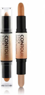 USBK contour concealer stick 2 in 1  Concealer(MULTI-COLOR, 6.2 g)