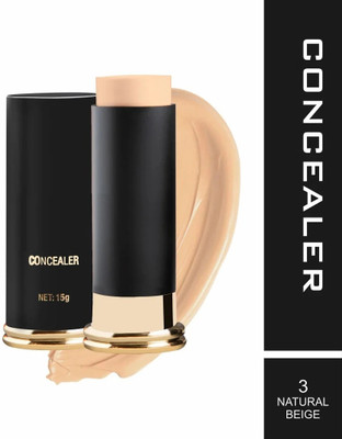 GFSU - GO FOR SOMETHING UNIQUE Oil-Free Stick Concealer - Seamless Coverage for a Naturally Flawless Look1 Concealer(NATURAL BEIGE, 15 g)