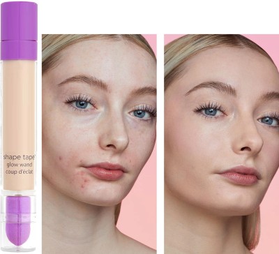 ADJD High Coverage Liquid HD Concealer Concealer with Blender Concealer(IVORY, 6 ml)