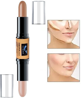 BLUEMERMAID MATTE FINISH CONTOUR STICK 2 IN 1 BEST FOR MAKEUP Concealer(MULTI COLOR, 8 g)