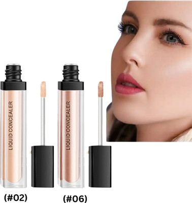 RED4 Liquid Light Weight Concealer With Full Coverage Easily Blendable 2s Concealer(beige, 6 ml)