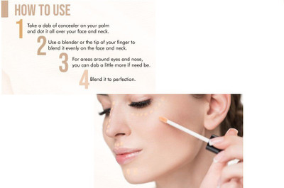 REIMICHI Full Coverage Concealer, Matte & Poreless Ultra Blendable Concealer(BEIGE, 6 ml)