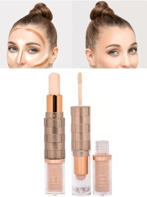 BLUEMERMAID High quality 2 IN 1 Best Cover HD Makeup liquid Concealer & contour stick Concealer(MULTICOLOR, 12 g)