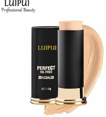 Luipui PERFECT Oil-Free Stick Concealer - Flawless Coverage , Long lasting Concealer(NATURAL BEIGE, 15 g)