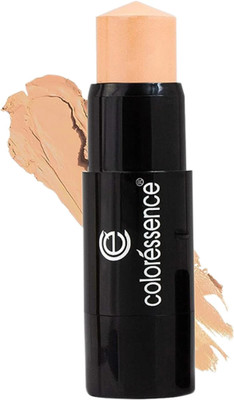 COLORESSENCE Makeup Foundation Stick | Blendable Soft Texture Panstick with Matte FinishPM1 Concealer(CARAMEL, 10 g)