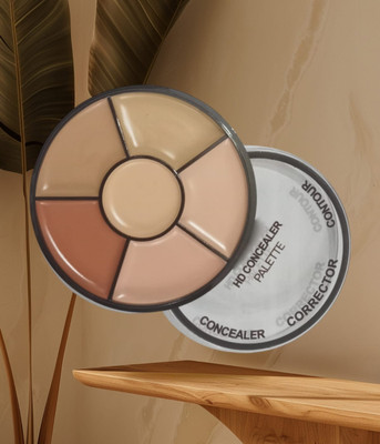 REIMICHI Sweatproof, Water & Crease-resistant 6 Color Concealer Palette for Face Concealer(MULTICOLOR, 18 g)