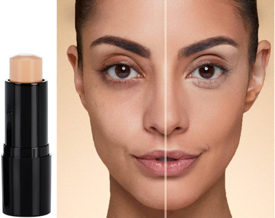 HUZURLU Oil-Free Stick Full Coverage Foundation For Combination Skin Concealer(Ivory, 10 g)