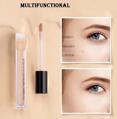 Yuency HD Spotless Waterproof Eye Dark Circles Spots Full Coverage Liquid  Concealer(beige, 5 ml)