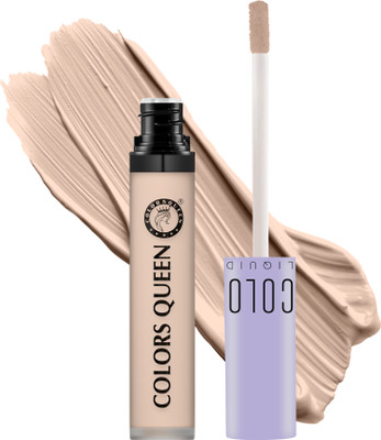 COLORS QUEEN Conceal & Reveal Lightweight Long Lasting Liquid Concealer with Jojoba Seed Oil Concealer(Classic Ivory, 6 g)
