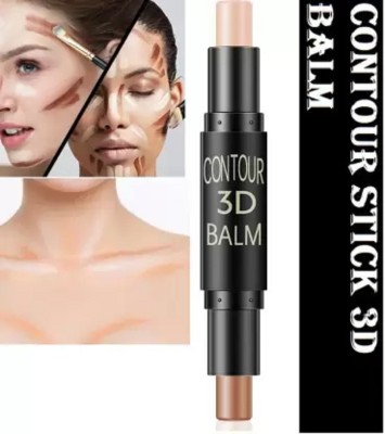 tanvi27 3D WATERPROOF 2 IN 1 CONTOUR STICK CONCEALER AND CONTOURING Concealer(BEIGE, 6.2 g)