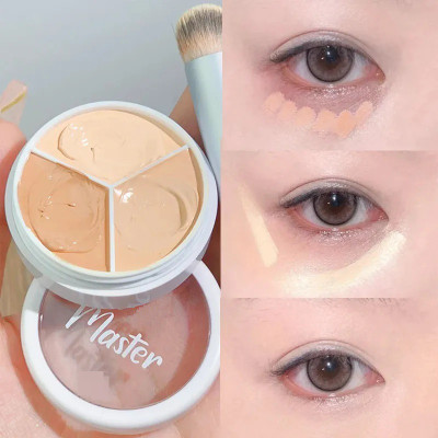 luzimaisa Pro Cream Natural Concealer 3 In 1 Concealer Palette Concealer(multicolor, 10.5 g)