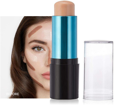 MYEONG 2 in 1 Concealer & Foundation Pan Stick Concealer(Beige, 10 g)
