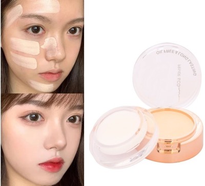 WOONGMI Professional Matte Look 2N1 Oil Free Primer & Concealer Long Lasting Concealer(SOFT IVORY, 9 g)