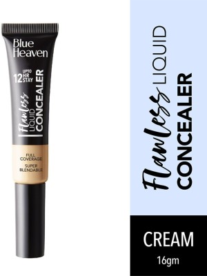 BLUE HEAVEN Flawless Liquid Concealer- Cream Concealer(Cream, 17 ml)