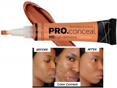 Amaryllis Full Coverage Concealer,Matte Concealer(Orange, 8 g)