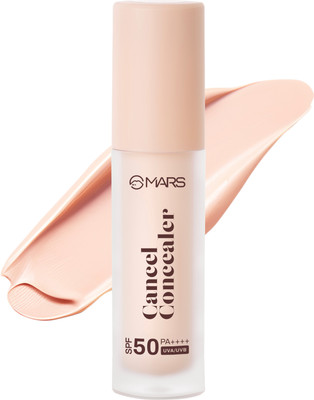 MARS SPF50 PA++++Cancel Concealer with Radiant Natural Finish|Medium to High Coverage Concealer(01-Ivory Veil, 6 ml) MARS SPF50 PA++++Cancel Concealer with Radiant Natural Finish|Medium to High Coverage Concealer(01-Ivory Veil, 6 ml)