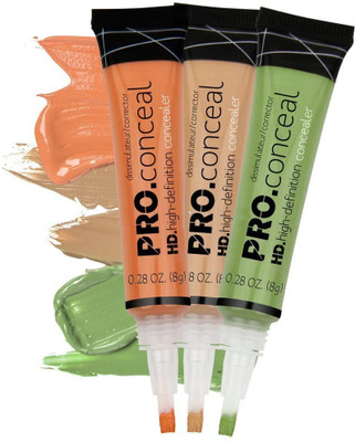 nn multi color new concealer pro perfect use pack of 3 Concealer(multi color, 24 ml)