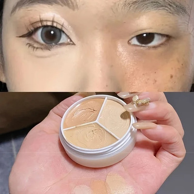 luzimaisa 3 Color Concealer Palette Multifunction Face Makeup Foundation(multicolor, 10.5 g)