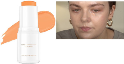 REIMICHI Full Coverage Concealer |Buildable| Covers Blemishes & Hides Dark Circles Concealer(orange, 20 g)