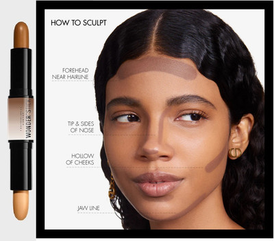 Vyomiris 2 IN 1 CONTOUR STICK NATURAL AND LONGLASTING Concealer(Multicolour, 8 g)