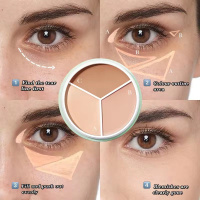 GFSU - GO FOR SOMETHING UNIQUE Best Korean Waterproof, Lightweight & Long-Lasting  Concealer(multicolor, 10.5 g)