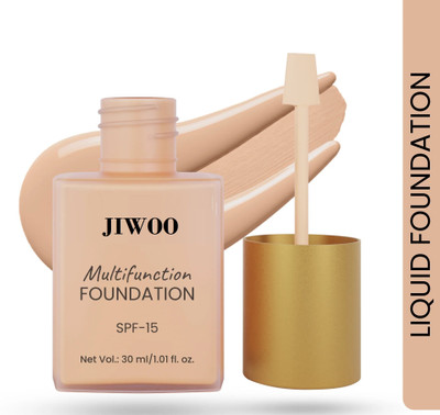 Jiwoo Matte Shiny Long Lasting Lightweight, Liquid Foundation Concealer(NATURAL, 30 ml)