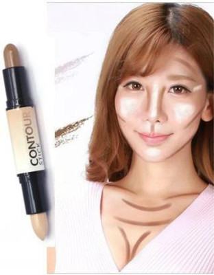 SKINPLUS Highlighter and Contour Stick ( 2 in 1 )  Concealer(Multicolor, 16 g)