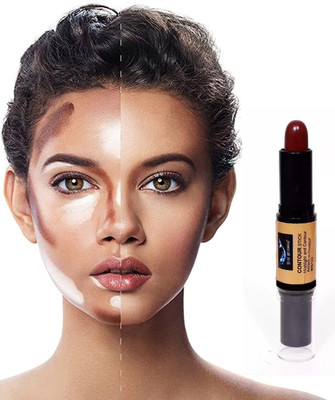 BLUEMERMAID WATERPROOF 2 IN 1 CONCEALER AND CONTOUR STICK FOR MAKEUP Concealer(MULTICOIOR, 8 g)